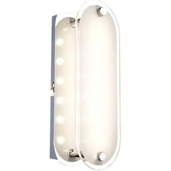 Esszimmer‑ und Küchenwandlampe – Klarchrom Glas, 3 W LED