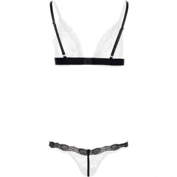 Mayra Black 3-Piece Bra Set