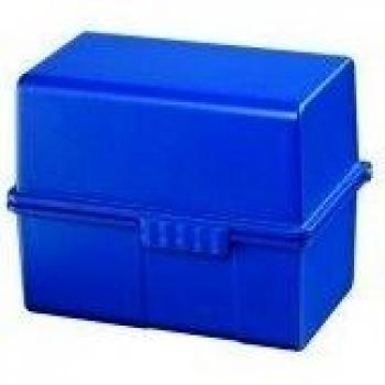 Caja Índice A8 Apaisado – Azul, Poliéster, Con Accesorios