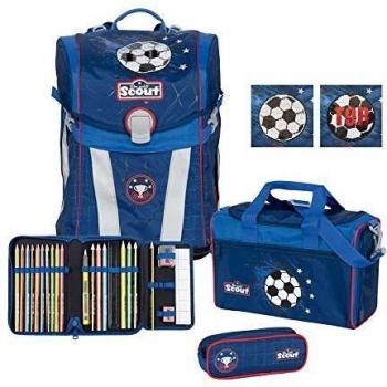 Scout Sunny Elite Schulranzen‑Set 4‑tlg