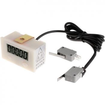 5 Digit LCD Electronic Punch Counter with Microswitch