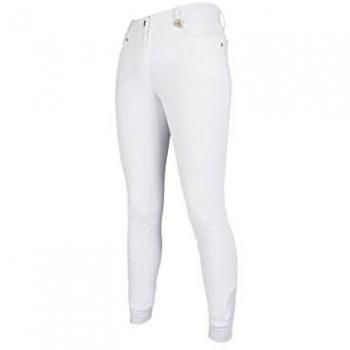 White 34 HKM LG Basic Silicone Knee Patch Riding Breeches – Rider’s Choice