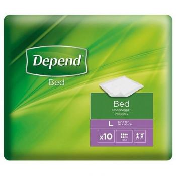 Depend Bed inkontinenční podložky vel. L 60x90 cm 10 ks