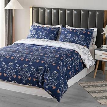 Pamposh Double Duvet Set with Zipper Closure