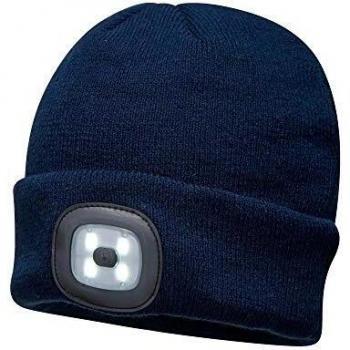 Portwest LED Rechargeable Headlight Beanie Hat