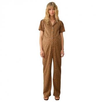 Tunique large grossesse et allaitement léopard ENVIE DE FRAISE beige