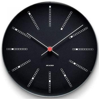 Rosendahl Wanduhr Arne Jacobsen Bankers Schwarz (21cm)