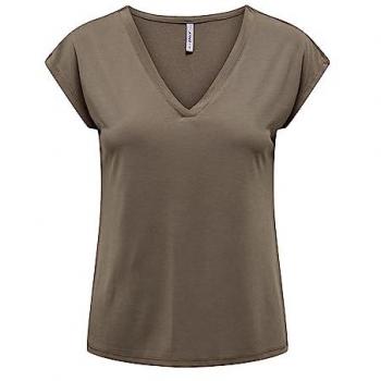 ONLY V-Shirt »ONLFREE S/S MODAL V-NEC TOP BOX JRS NOOS«