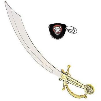 Widmann Seeräuber‑Accessoire „Säbel mit Augenklappe“
