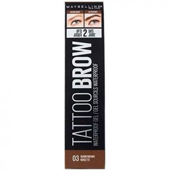 Maybelline Tinte de Cejas Waterproof, Tattoo Brow, Castaño Calido