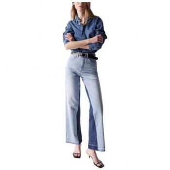 Jeans Straight Light 27 Glamour Cropped