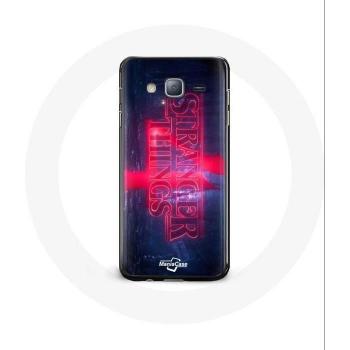 Samsung Galaxy A3 Beschermhoes Stranger Things Logo Transparant Seizoen 4