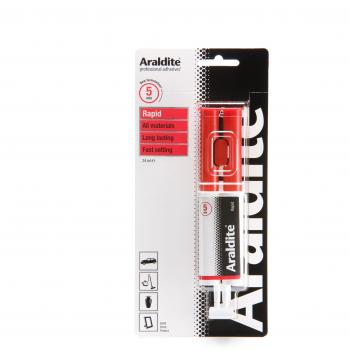 Araldite Rapid Two Component Epoxy Adhesive Syringe