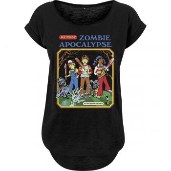 Camisa Estilo Fun Steven Rhodes: Mi Primer Apocalipsis Zombi – XL 5XL Negra
