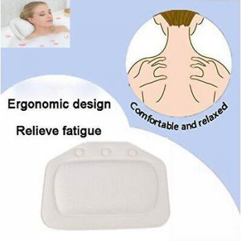 Cojín de Bañera con Almohada Cuello Lujo