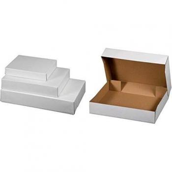 Caja Stülpschachtel E-Commerce mediana blanca