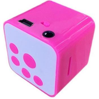 Mini Cube MP3 Player with Built-in Speaker and Anti-EMI Features