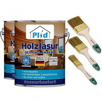 Plid Holzschutzlasur Premium Holzlasur Holzschutzlasur Holzschutz Lasurpinsel