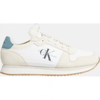 Calvin Klein Sneakers Runner Sock Bright White / Oil Blue EU 42