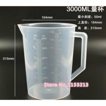 Vaso Medidor Transparente 3 Litros