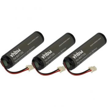 Batteries Vhbw 3x pour Radios Midland ER200 et ER300 (2600mAh, 3,7V, Li-ion)
