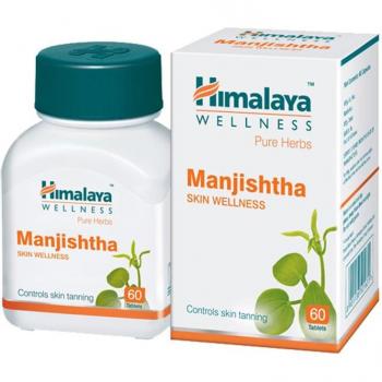 Manjistha 250 mg × 60 tabletas – Himalaya