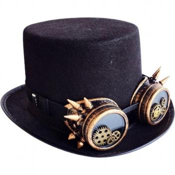 Steampunk Hat & Gear Glasses