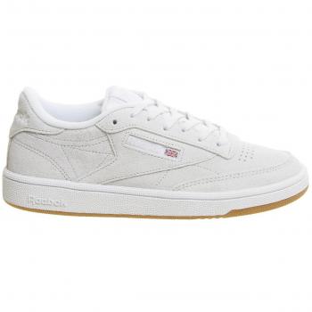 Reebok Damen Club C 85 Fitnessschuhe, Mehrfarbig (Premim Basic 3/Spirit Gum/White 000), 40 EU