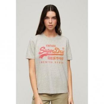 Superdry Men’s T‑shirt Corto maniche Grigio Ghiaccio S