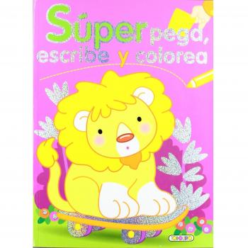 SUPER PEGA ESCRIBE Y COLOREA 1