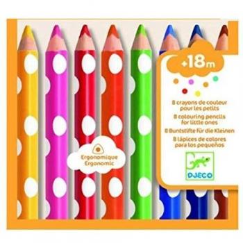 Crayons 8 Colouring Pencils (dj09004)