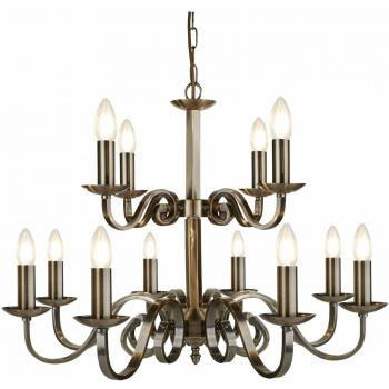 Brass Searchlight Ceiling Fixture