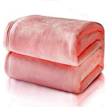 Coperte in pile Bedsure Divano King 270x230 Rosa Pastello