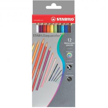 STABILO CONFEZIONE DI 12 AQUACOLOR