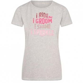 Imperial Riding T‑shirt, “I Ride”, Grey Heather – XS