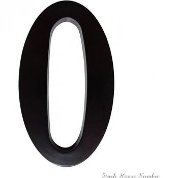 125mm Floating House Number Big Modern Door Alphabet Home Outdoor 5 in.Black Numbers Address Plaque Sign #3