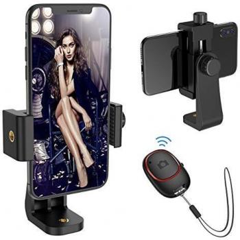 Mpow Bluetooth 5.0 Phone Tripod Adapter for iPhone & Galaxy