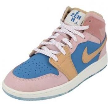 Air Jordan 1 Mid Sneakers Blu
