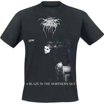 T‑shirt Darkthrone – « A Blaze in the Northern Sky » – taille XL – pour homme – noir