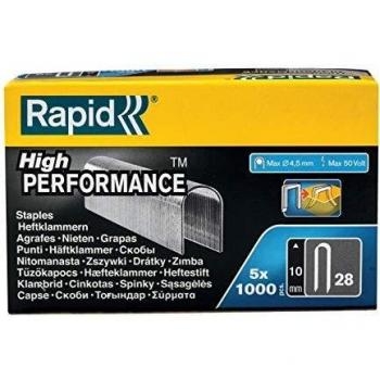 Rapid High Performance No.28 Cable Staples 10mm