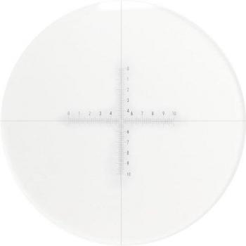 Micrómetro ocular con calibración y escala transversal DIV 0,1mm