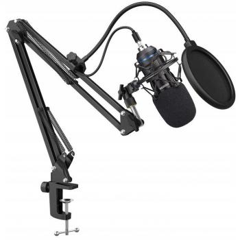 Mozo MKIT‑700PRO v2: Microfono USB, Filtro Pop e Stativino