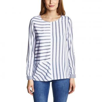 Cecil Damen 341250 Bluse per Pack Mehrfarbig (Deep Blue 20128), Extra Large (Herstellergröße: XL)
