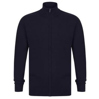 Kensington Eastside Men's XL Dark Navy Funnel-Neck Cardigan