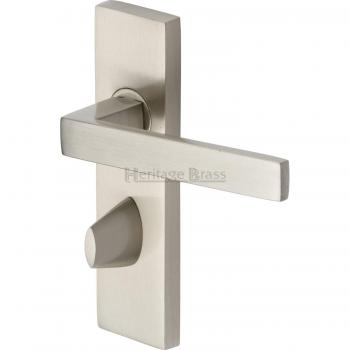 Delta Satin Nickel Bathroom Door Handle (Set of 2)