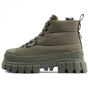 Bottes à lacets Palladium Revolt Overcush couleur kaki 41 pour femmes
