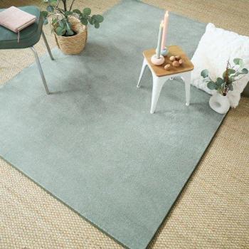 Trenza Verde Oliva y Salvia: Alfombra Zen