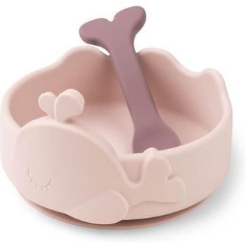 Piatto & Cucchiaio Rosa per Piccoli
