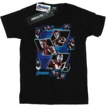 T-shirt in cotone per ragazze Avengers Endgame con design supereroi
