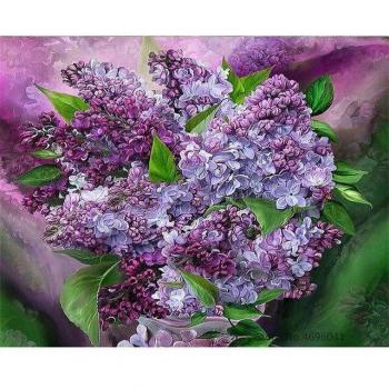 Art décoratif diamanté Fleurs Brillantes 20×30 cm